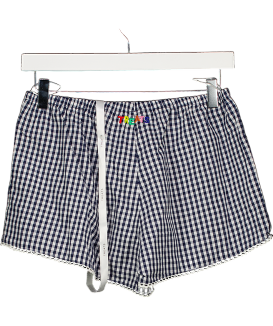 Treats Blue Gingham Short Se UK S