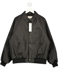 The Couture Club Black Embossed Bomber Jacket UK L