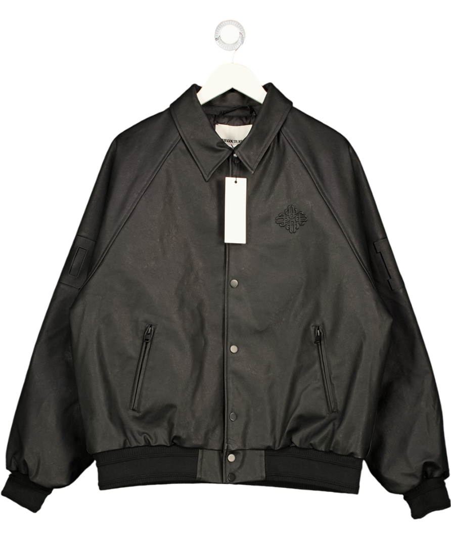 The Couture Club Black Embossed Bomber Jacket UK L