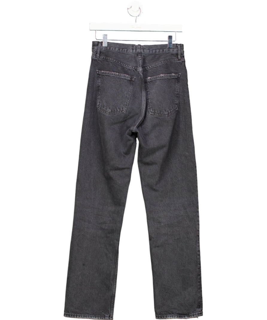 AGOLDE Grey Wash 90s Pinch Waist High Rise Straight Jeans W28