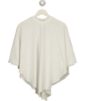 Saumple Study Symp White Cape Style Crew Neck Loose Fit UK M