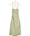 JACQUEMUS Green La Robe Laurier 'sage Green' Midi Dress Fr34 UK 6