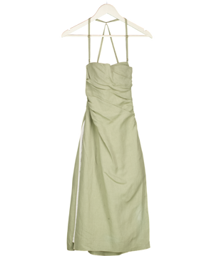 JACQUEMUS Green La Robe Laurier 'sage Green' Midi Dress Fr34 UK 6