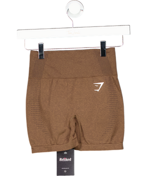 gymshark Brown Vital Shorts UK XS