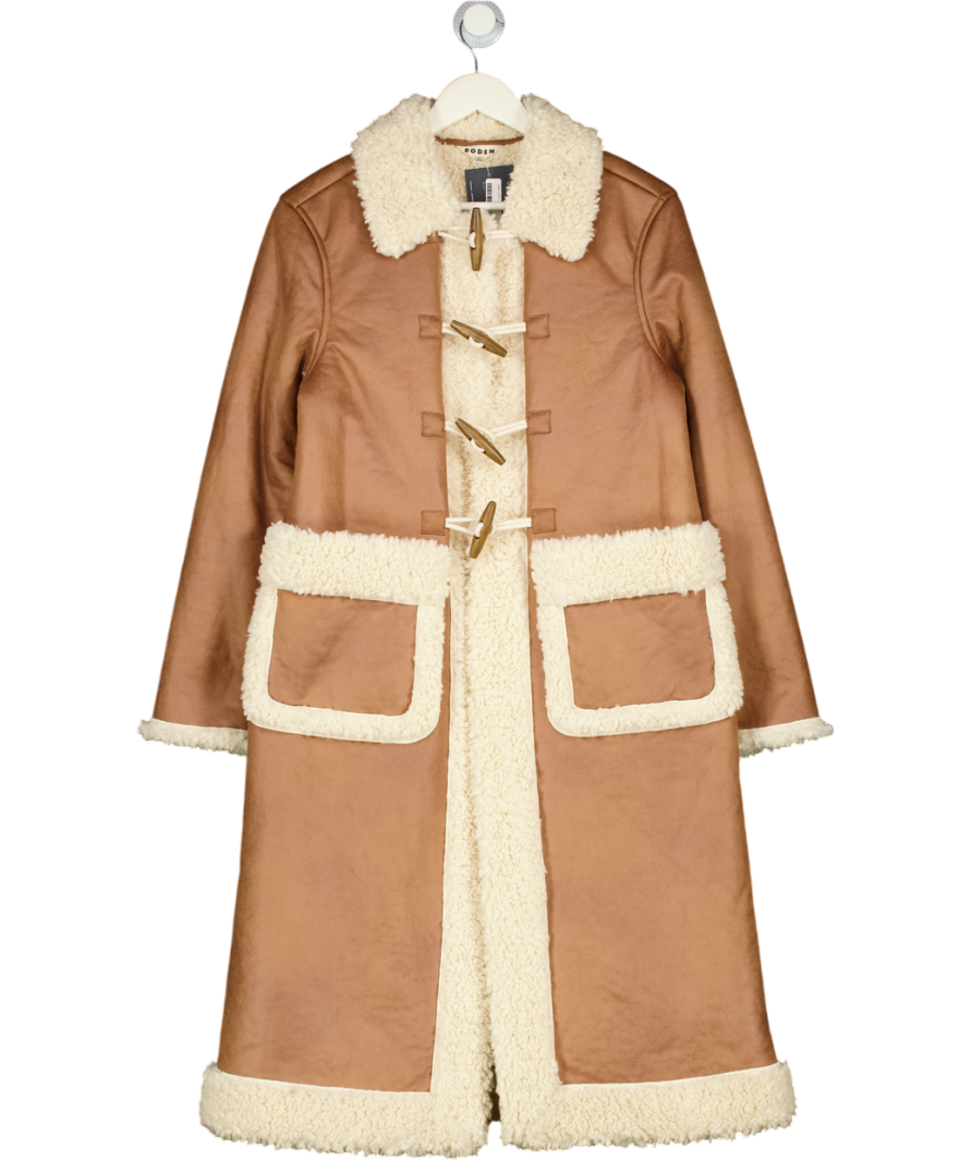 BODEN Brown Borg Duffle Coat UK 8
