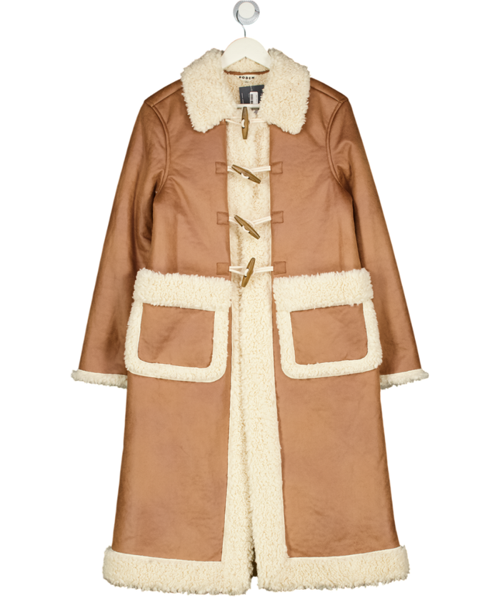 BODEN Brown Borg Duffle Coat UK 8