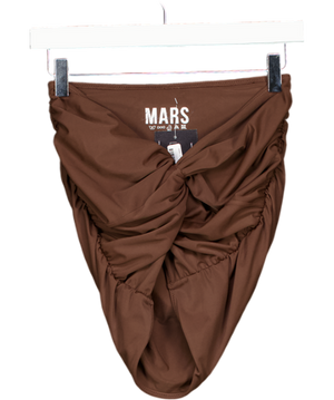 Mars the Label Brown Knot Bandeau Top UK 6