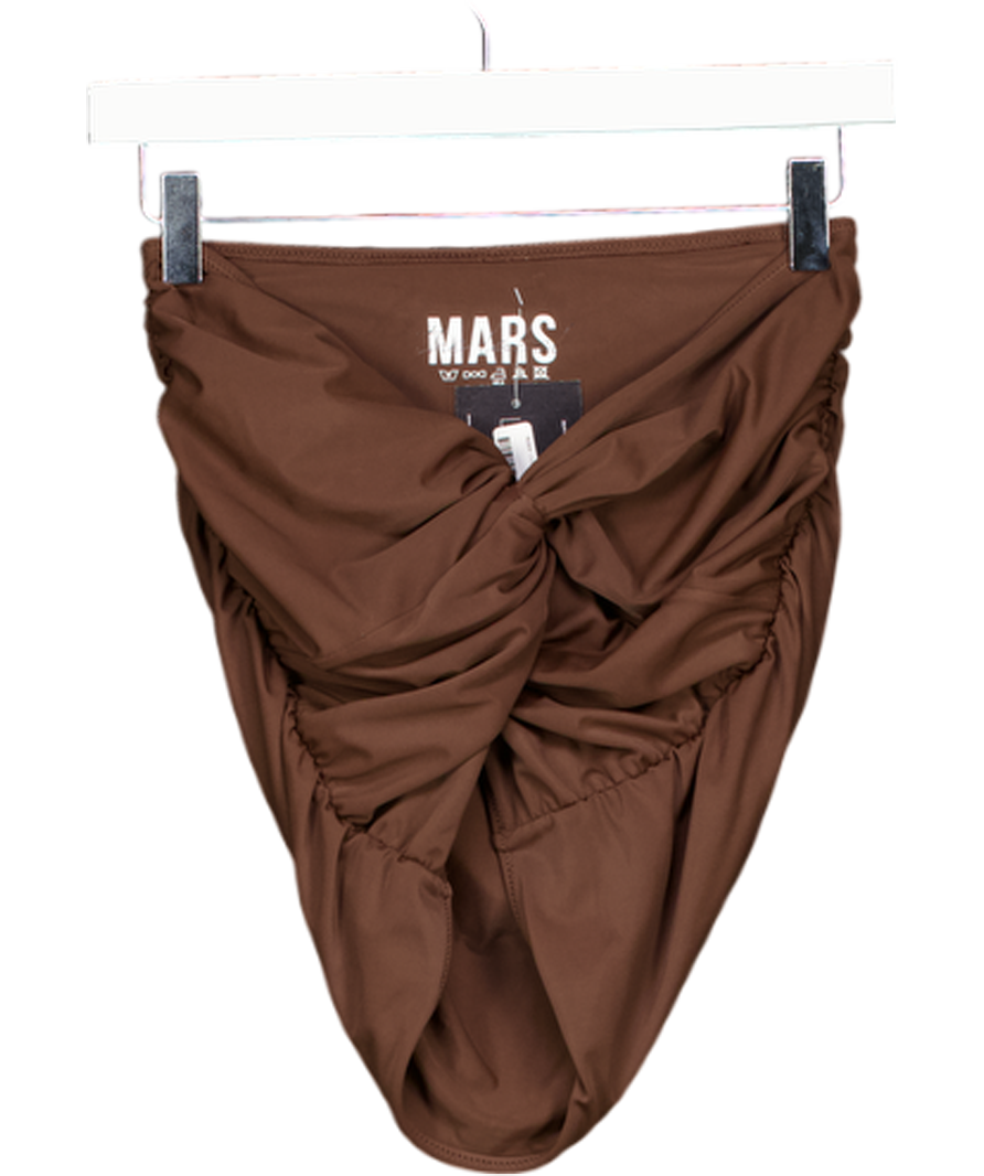 Mars the Label Brown Knot Bandeau Top UK 6