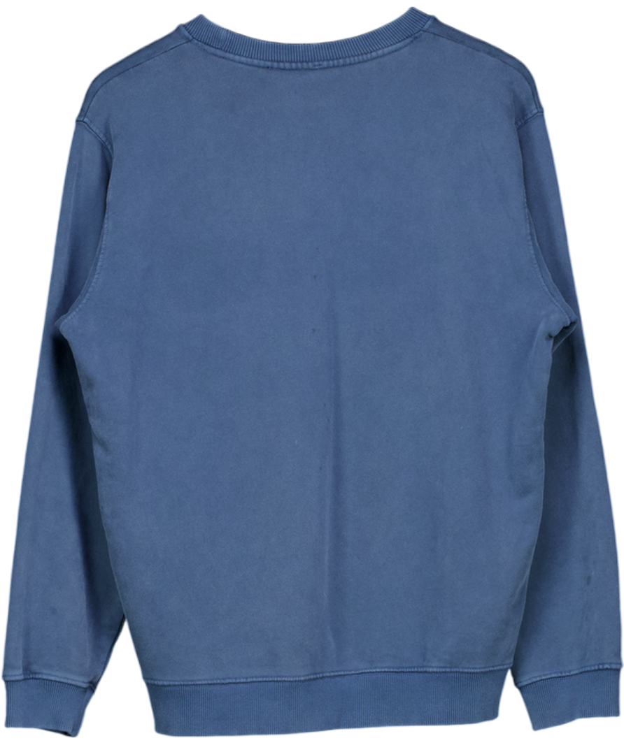 ZARA Blue Crew Neck Sweatshirt UK S