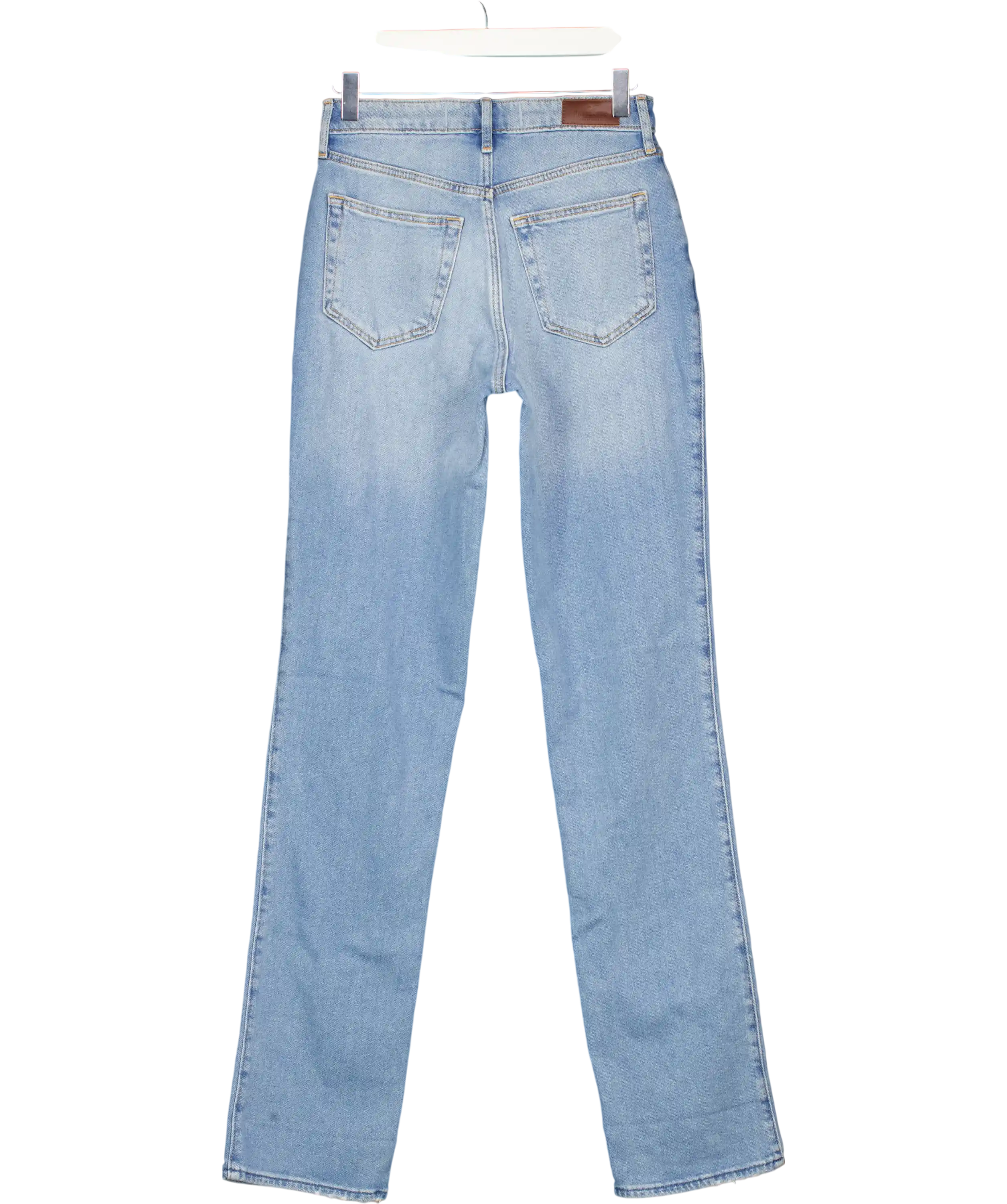 Hollister Blue Curvy High Rise 90s Vintage Straight Jeans L31 W24