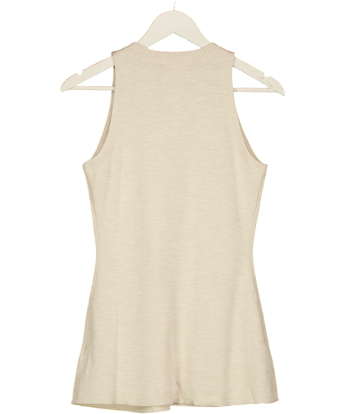 ALIGNE Beige Talullah Knitted Vest UK 8