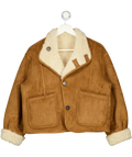 ZARA Beige Reversible Double-faced Jacket UK S