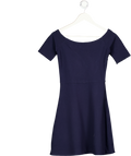 Claudie Pierlot Navy Blue Fit & Flare Mini Dress UK S