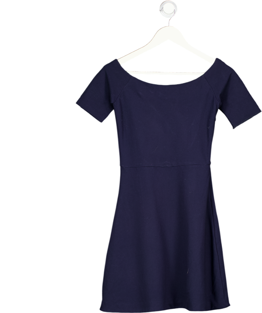 Claudie Pierlot Navy Blue Fit & Flare Mini Dress UK S