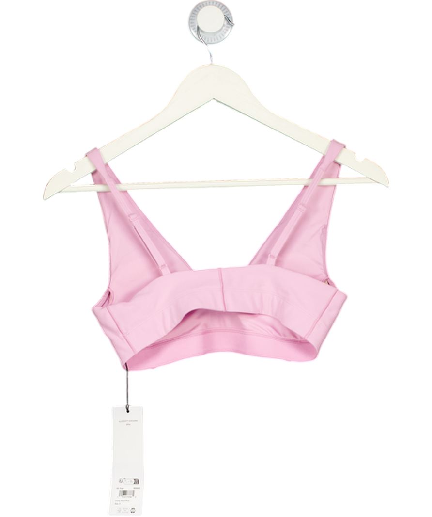 ALO Pink 2-piece Alosoft Sincere Fitted Jacket And Bra Top UK S