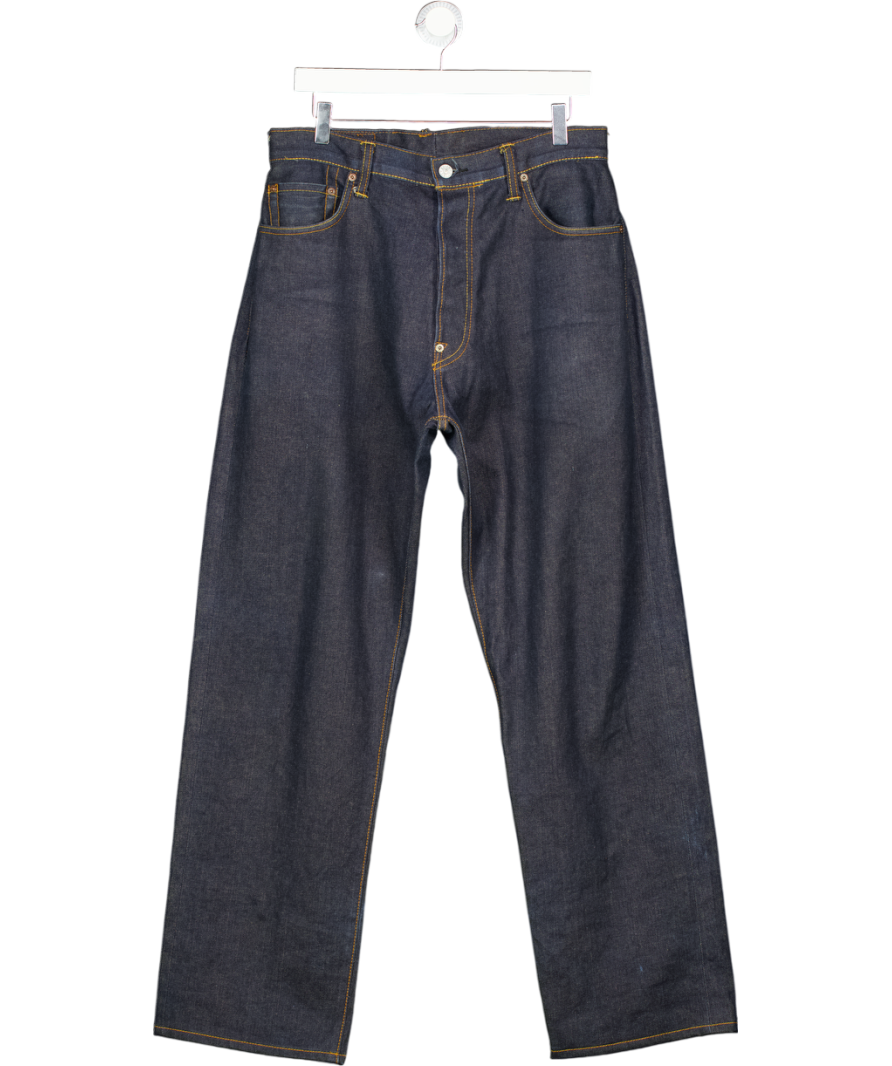 EVISU Blue Logo Back Baggy Jeans W34