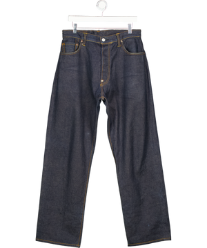 EVISU Blue Logo Back Baggy Jeans W34