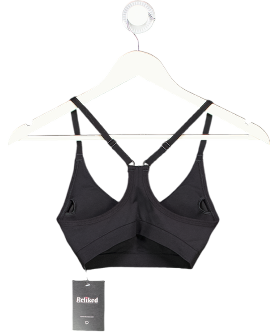 gymshark Black Logo Sports Bra UK XS