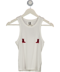 URBAN OUTFITTERS White X Revolve Nice Boots Tank Top UK M