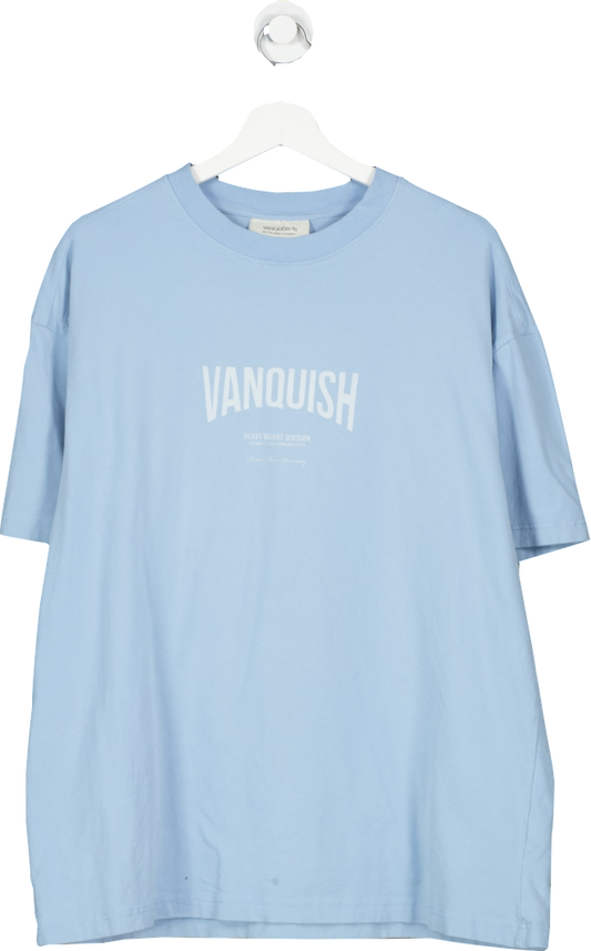 Vanquish Blue Heavy Weight Division Oversize T Shirt UK L
