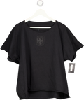 Yeezy Black Vultures Eagle Sleeveless T-shirt Boxy Fit UK S