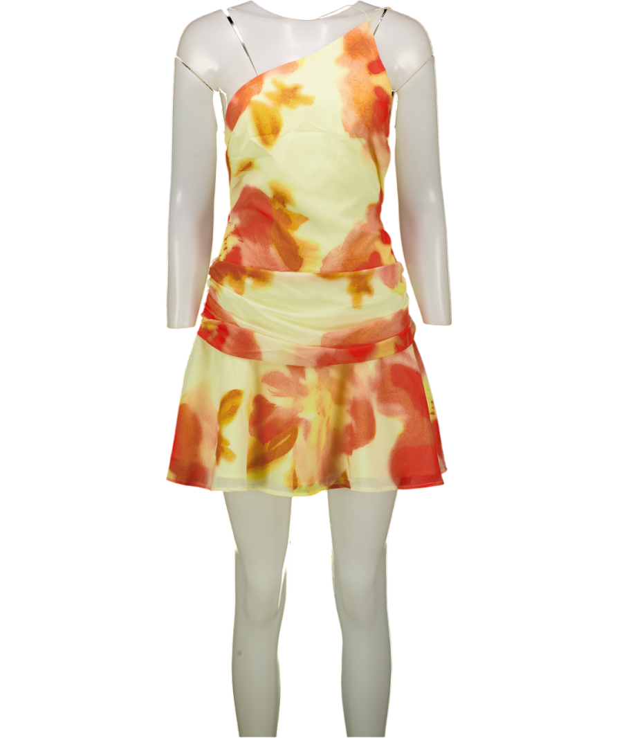 Peppermayo Yellow Meah Backless Mini Dress - Mimosa Blossom UK 8
