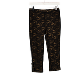 WHITE FOX Vibe With Me Lace Capri Pants Black UK S