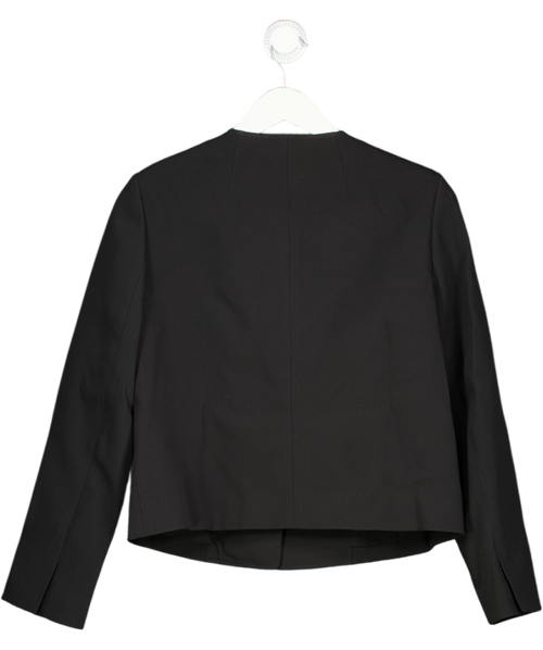 LILYSILK Black Tailored Silk Boxy Jacket UK 6