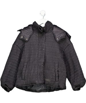 Sixth June Black Iridescent Oversized Jacket UK S