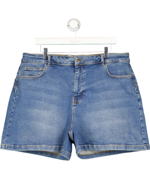 Ambela Blue Stretch Denim Shorts UK 20