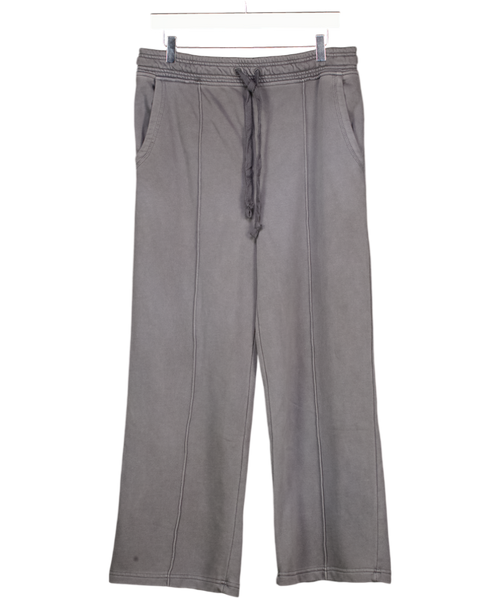ANTHROPOLOGIE Daily Practice Grey Straight Leg Joggers UK M