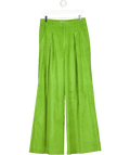 GESTUZ Green Wide Leg Corduroy Trousers UK 8