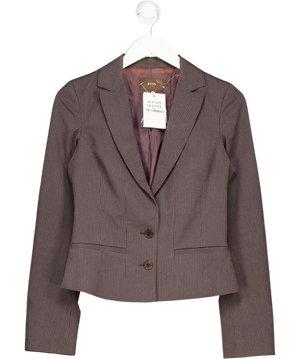 REISS Brown Pinstripe Blazer UK 10