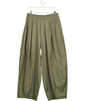 Collusion Green Balloon Leg Trouser In Khaki UK S