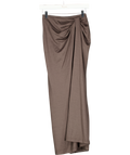 FABRIQUE Brown Drape Front Jersey UK XS