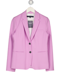 FRENCH CONNECTION Lilac Purple Single Breasted Crepe Bazer UK 10
