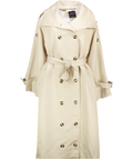 LIS BONNE Cream The Lyocell Trenchcoat UK S