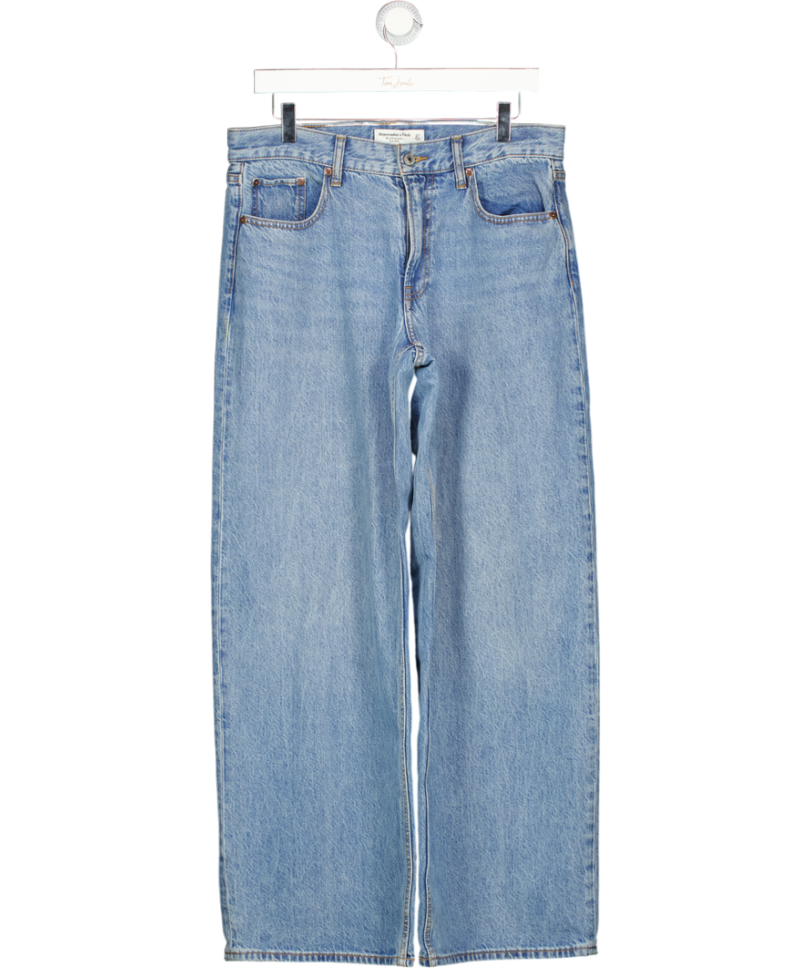 Abercrombie & Fitch Blue Low Rise Ultra Loose Jeans W27