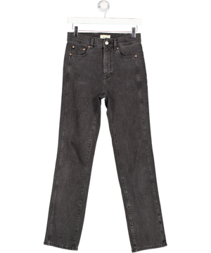 DL1961 Washed Black Patti Straight High Rise Vintage 31” Inseam Jeans W25