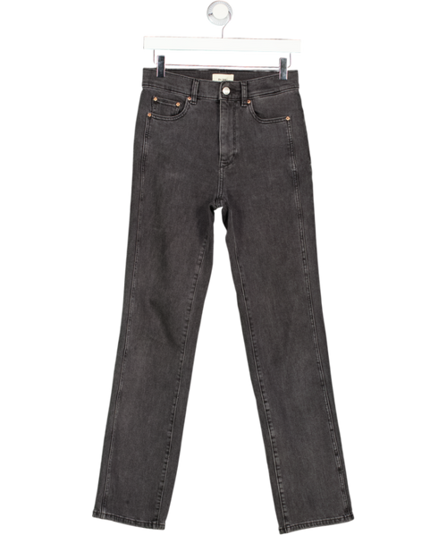 DL1961 Washed Black Patti Straight High Rise Vintage 31” Inseam Jeans W25