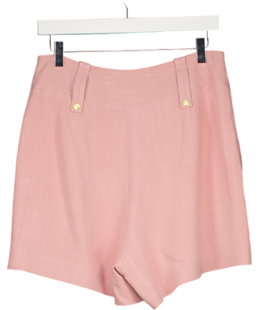 HOLLAND COOPER Tailored Short Pink Linen UK 12
