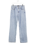 White Fox Blue Low Rise Wide Leg Jeans UK M