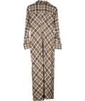 ZARA Brown Plaid Shirt Dress UK M