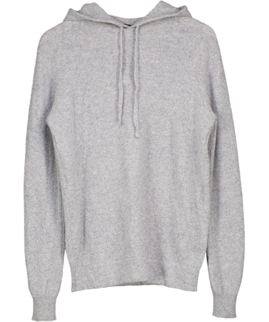French Connection Grey Cashmere Hoodie UK S
