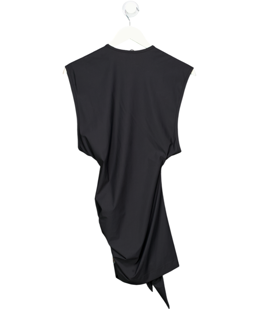 Christopher Esber Black Lambada Sands Loophole Tie Mini Dress UK 6