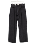 AGOLDE Black Wash High Waist Pleated Baggy Mid Rise Jeans W26