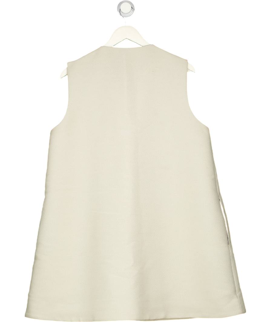STINE GOYA Beige Sgtamar Dress - Abstract Strokes UK L