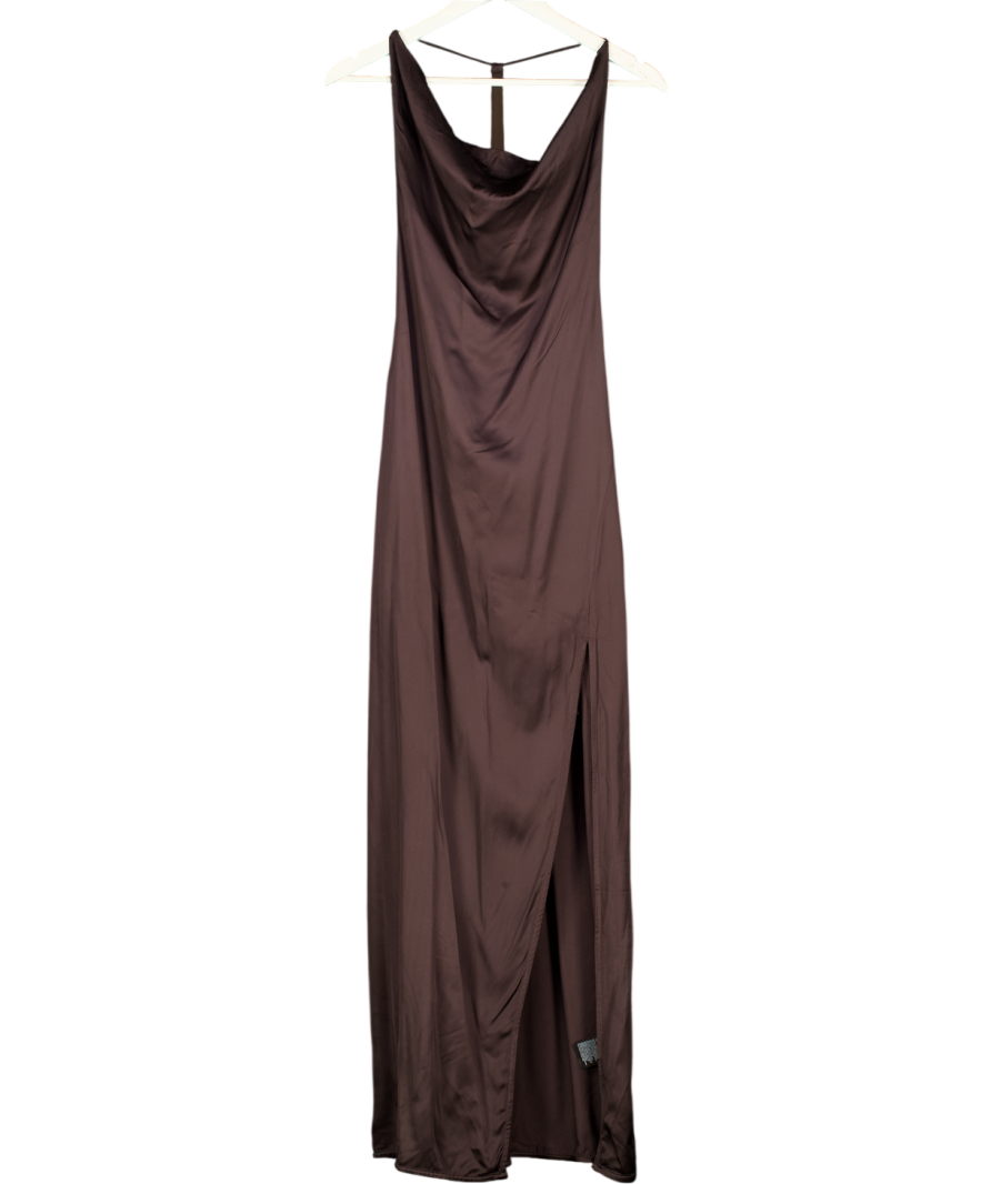 H&M Black Maxi Silk UK S