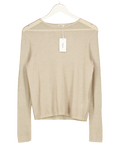 FILIPPA K Ines Beige Mohair & Wool Blend Fine Knit Jumper UK S