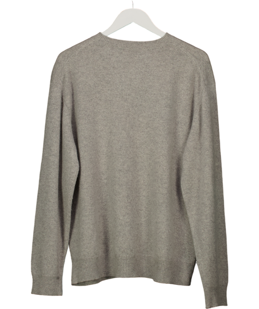 Raey Grey 100% Cashmere Blend Crew-neck Sweater UK M